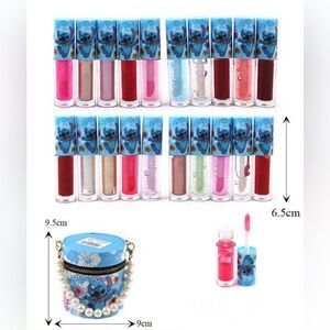 20 Stitch Lip Glosses- Pink, Red, Blue, Silver & More